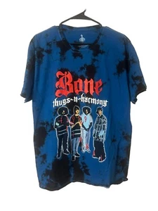 Camiseta Bone Thugs-N-Harmony Hombre Talla Grande 1999 Concierto Eterno Azul - Imagen 1 de 4