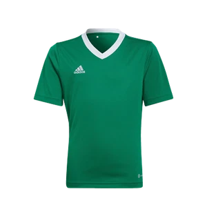 adidas Entrada 22 Jersey Kids Green Football Soccer Sport Youth T-Shirts HI2126 - Picture 1 of 6