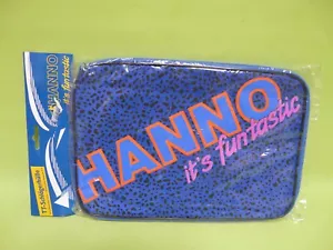 HANNO Retro Tischtennisschläger Single Case für Schläger Tasche TT Hülle Blau - Bild 1 von 3