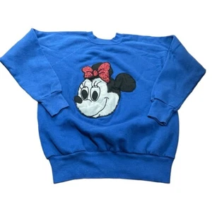 Vintage Disney Sewn Minnie Mouse Sweatshirt Women’s Small / Youth Medium USA - Picture 1 of 4