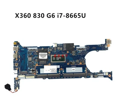 Original For HP EB X360 830 G6 UMA i7-8665U Laptops Motherboard L64979-601  - Image 1 of 2