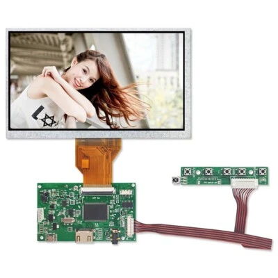 7'' LCD LVDS Display Screen Controller Board Panel VGA HDMI Raspberry Pi DIY KIT - Bild 1 von 4