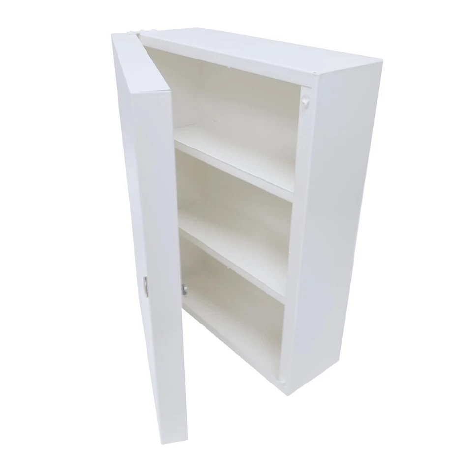 Wall Mounted White Medicine Cabinet - Image 1 of 4