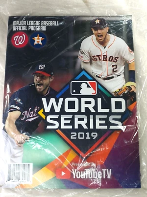MLB Official 2019 World Series Program - Washington Nationals v. Houston Astros - Image 1 of 4