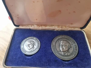 USA Silver 999 Kennedy Silver Medals In Box - Picture 1 of 8