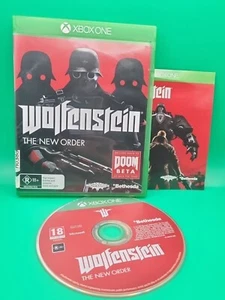 MINT DISC Wolfenstein The New Order - Microsoft Xbox One - Complete W Manual - Picture 1 of 3