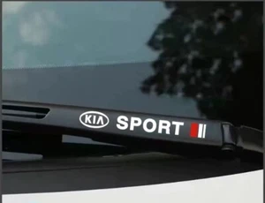 2 PCS PVC Car Window Wiper Sport Sticker Side Decals For KIA Car Accessories - Imagen 1 de 1