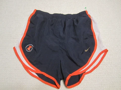 Illinois Fighting Illini Shorts Womens Small Blue Orange Nike Dri-Fit Run Runnin Cover