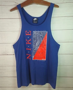 Men's Nike Sportswear Athletic Dept Tank Top Navy Blue Sz Small - Picture 1 of 9