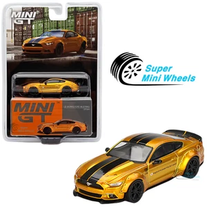 Mini GT 1:64 LB-Works Ford Mustang – LB Gold #847 - Picture 1 of 5