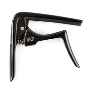 Dunlop JD 63CBK Gatillo Curvo Eléctrico/Acústico Fly Capo en Negro - Imagen 1 de 2