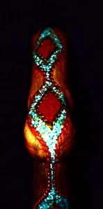 New Mexico Handmade Red Jasper Diamonds and Turquoise - Picture 1 of 6