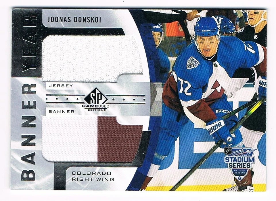 2020-21 SP Game-Used 2020 NHL Stadium Series Banner Year & Jersey Pick From List - Image 1 of 1