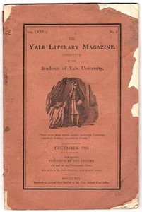YALE LITERARY MAGAZINE ~ December 1916 Issue - Picture 1 of 1