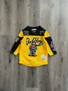 BADBOY Headgear Classics Hockey Yellow Jersey Size S Biggie Smalls - Picture 1 of 4