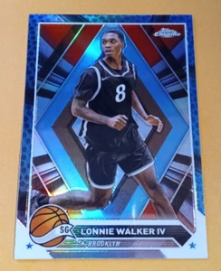 Baloncesto cromado Topps 2024 Lonnie Walker lV #177 - refractor azul - redes - Imagen 1 de 2
