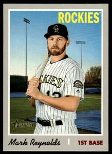 2019 Topps Heritage #648 Mark Reynolds Baseball - Picture 1 of 2