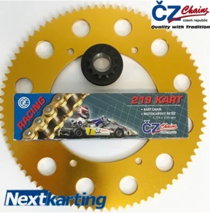 Kart Rotax Max Rear Sprocket & Front Sprocket & CZ Chain In Any Size - Tony Kart - Foto 1 di 1