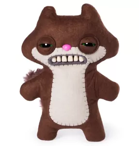 Fuggler Funny Ugly Monster Sketchy Squirrel Brown Felt Soft Toy BRAND NEW - Picture 1 of 3