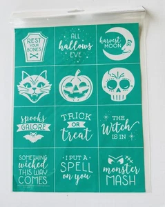 Chalk Couture All Hallow's Eve Minis NEU NEU IN VERPACKUNG Halloween Mond Katze Totenkopf & Sätze - Bild 1 von 1