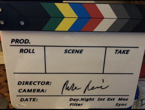 Rob Reiner Signed Director Clapboard Misery, stand By Me, a Few Good Men Cover