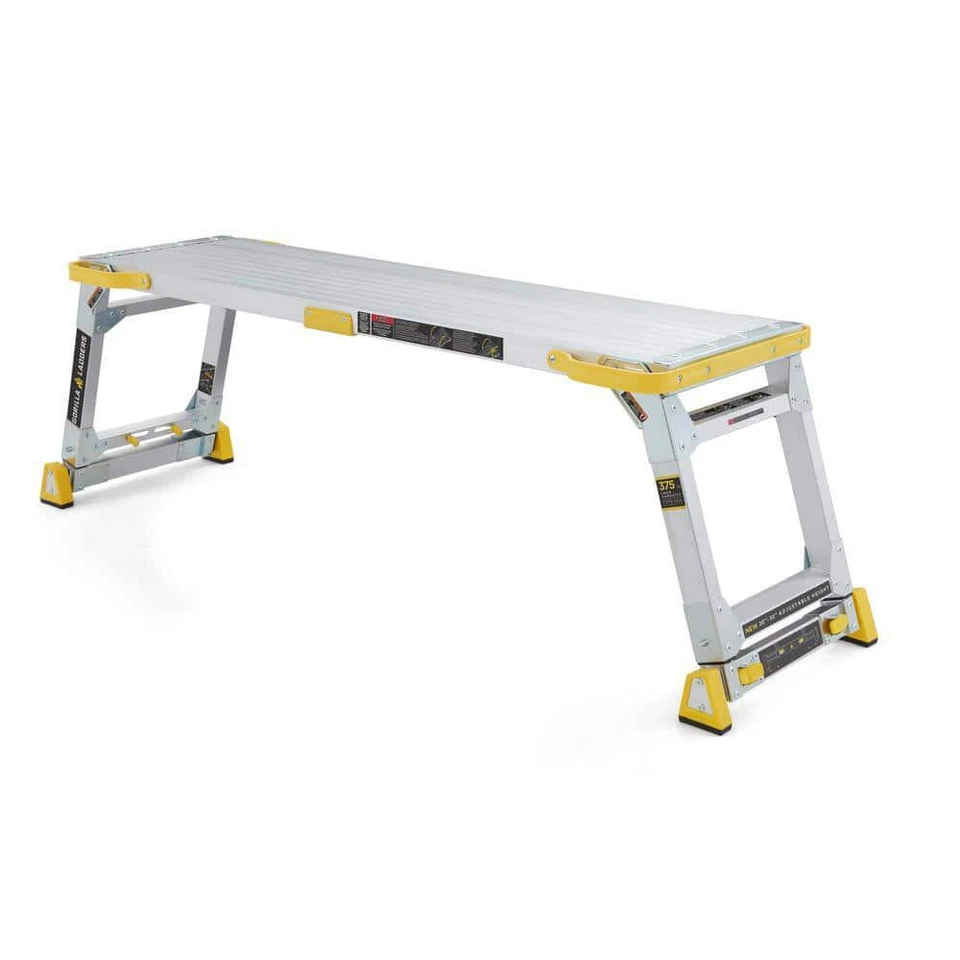 Gorilla Ladders Work Platforms 4.6' x 2.5' Aluminum Heavy-Duty PRO Slim-Fold - Image 1 of 4