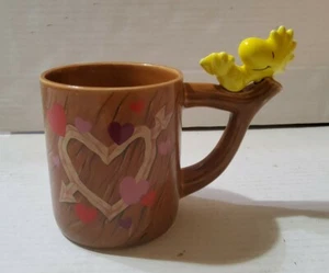 Peanuts Woodstock Tree Heart Teleflora Coffee Cup Tea Mug Valentines Love Gift - Picture 1 of 7