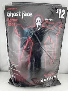 Divertido Disfraz Clásico Mundial Scream Ghost Face Horror Talla Única para la mayoría de los niños - Imagen 1 de 6