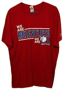 Los Angeles Clippers We Are Relentless NBA Playoffs Red Men's Shirt Size XL