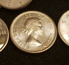 1963 1965 BU CANADA 80  SILVER DIME 1 COIN 