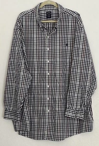 Brooks Brothers Mens Size 4XL Plaid Long Sleeve Dress Shirt Earth tones BDC - Picture 1 of 10