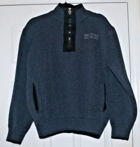NFL Pro Line Gray Long Sleeve Pullover Sweater - San Diego Chargers - Men's 2XL Cover