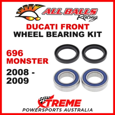Комплект подшипников переднего колеса All Balls 25-1404 Ducati 696 Monster 2008-2009 - Изображение 1 из 2
