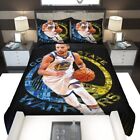 Golden State Warriors Stephen Curry Bedding Set Bed Cover S/D/Q/K NBA Bed Set