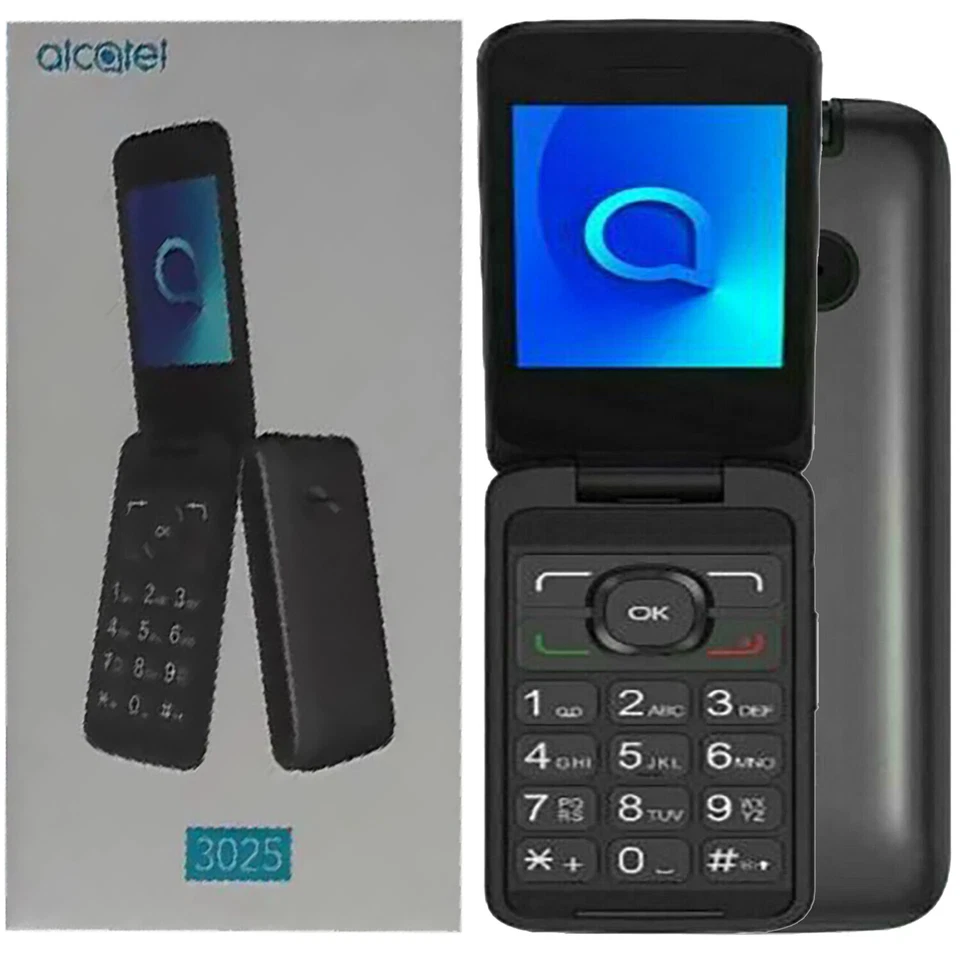 BINB Alcatel 3025 Dual SIM 256MB ROM Metallic Gray Factory Unlocked 3G GSM  - Image 1 of 1