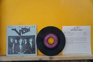 VICTORY - Don't tell no Lies 7" + PROMOTION SHEET 1989 Metronome German Cover NM - Bild 1 von 2