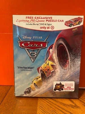 Disney Pixar Cars 3 Blu-Ray /lDVD Digital Exclusive NEW Sealed Special Edition - Image 1 of 3