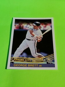 2018 Donruss Baseball #241 George Brett RETRO Kansas City Royals 