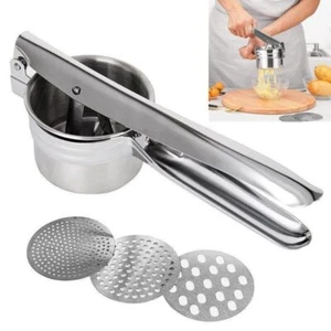 Universal Potato Ricer Masher Hand Held Smooth Vegetable Fruit Foods Press Puree - Picture 1 of 12