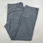 Under Armour Mens 40x34 Gray Polyester Blend Pants