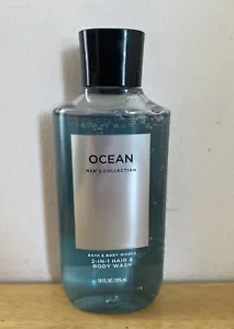 Bath & Body Works 2 in 1 lavaggio capelli e corpo 10 fl oz collezione uomo OCEAN - Foto 1 di 3