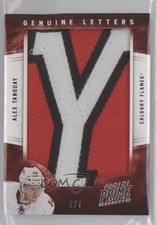 2012-13 Panini Prime Genuine Letters /7 Alex Tanguay #58
