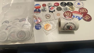 200+  VTG Political Pins Buttons Stickers Missouri Federation Republican Women - Picture 1 of 22