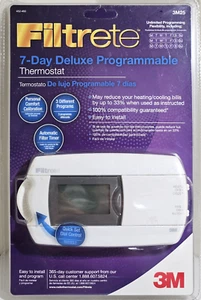 Filtrete 3M25 7-Day Deluxe Programmable Thermostat - NEW SEALED - Picture 1 of 6