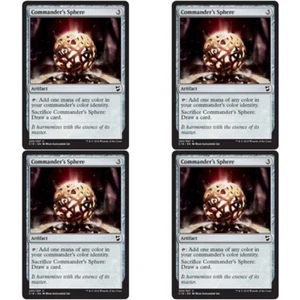 4 x COMMANDER'S SPHERE NM Commander 2018 mtg Grey - Artifact Com - Bild 1 von 1
