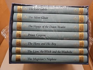 Folio Society C.S. Lewis The Chronicles of Narnia 7 Volume Box Set 2012 New. K2 - Imagen 1 de 6