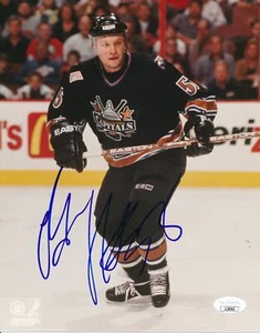 Foto firmada/autografiada de Sergei Gonchar Washington Capitals 8x10 JSA 157640 - Imagen 1 de 2