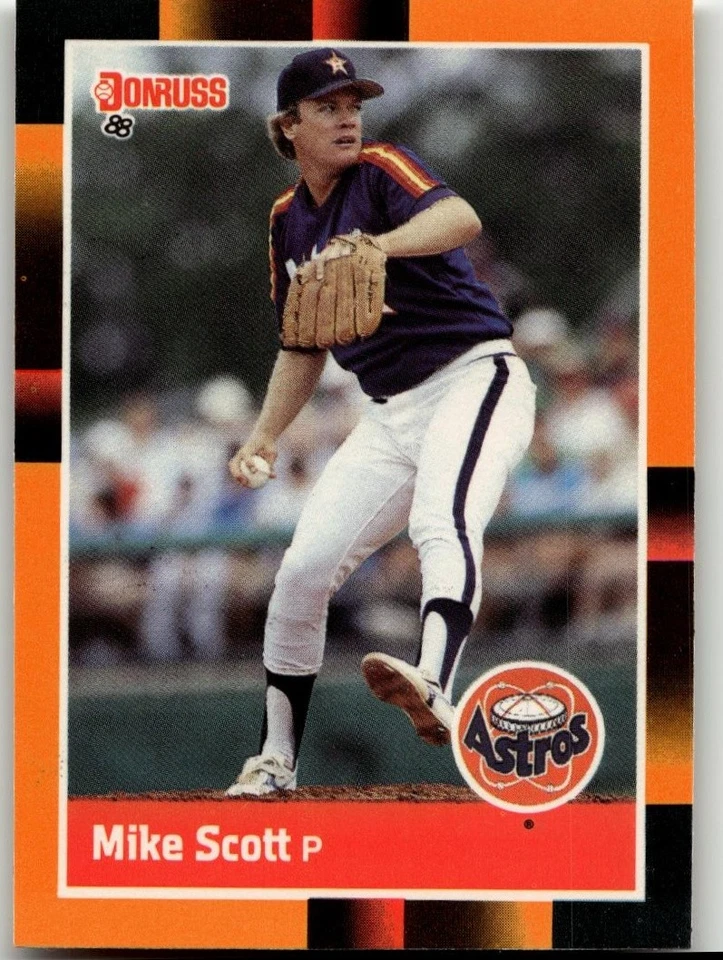 Mike Scott 1988 Donruss Baseball's Best Baseball Houston Astros - Image 1 of 2
