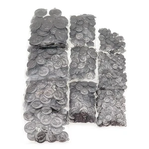 Gran lote de 32,9 oz de suministros y hallazgos para hacer joyas camafeo dama color plata - Imagen 1 de 9