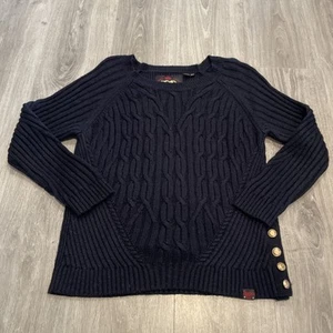 Superdry Cable Knit Jumper Size 14 - Picture 1 of 6